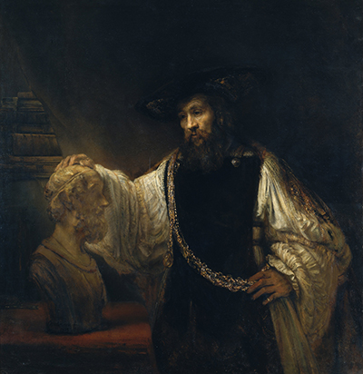 Aristoteles mit einer Büste von Homer Rembrandt